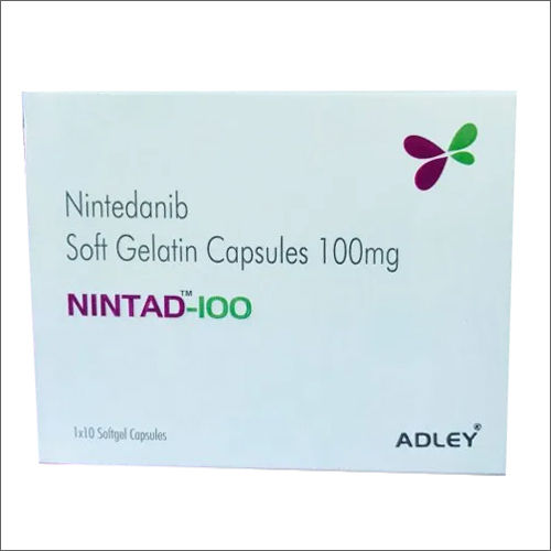 100mg Nintedanib Soft Gelatin Capsules General Medicines