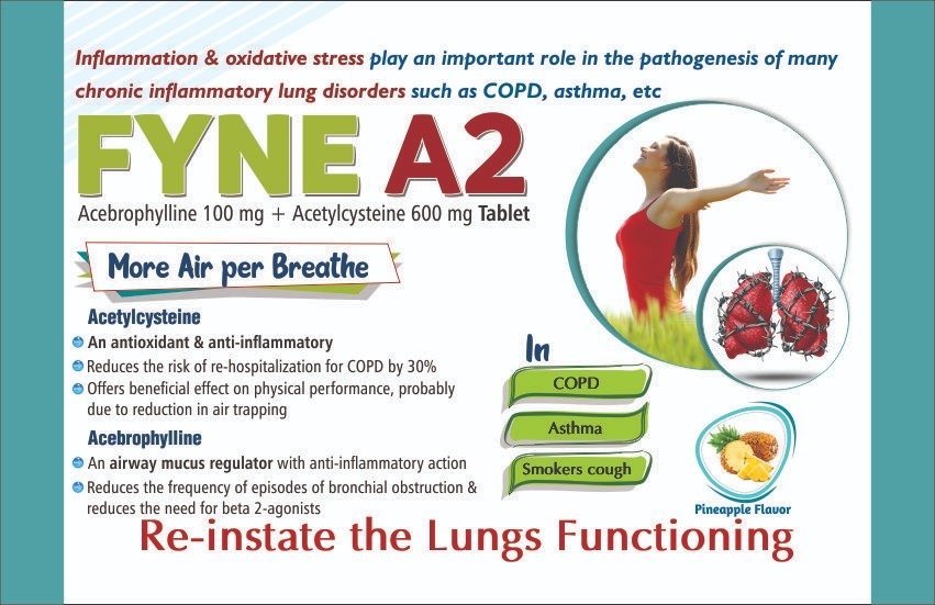 Acebrophyllin Acetylcystine Tablet Generic Drugs