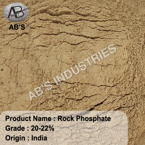 Rock Phosphate - 20-22% Crp, 50 Kg Bag, Brown Powder For Industrial Agriculture Use