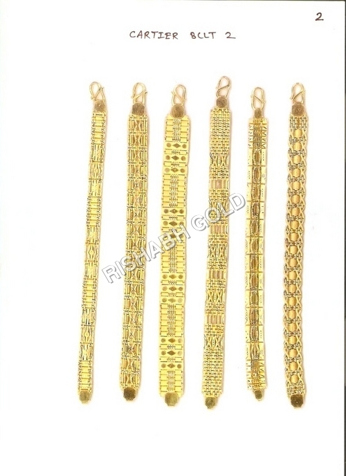 Mens Solid Gold Bracelets Gender: Men'S