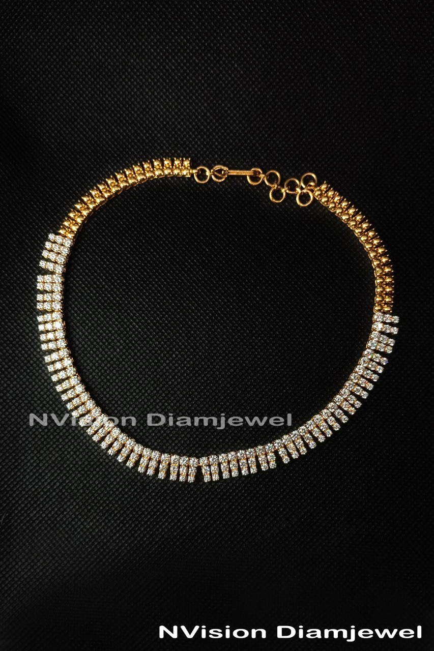 Diamond Necklace - 13 Carat Natural Vs1 Round Brilliant Cut Diamonds | G-h White Diamond Color, Timeless Elegance