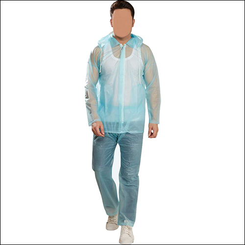 ब्लू सोबार जेंट्स ट्रांसपेरेंट रेन सूट