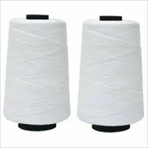White Cotton Sewing Thread - 100% High Quality Cotton, Bright White Color, Ideal for Hand and Machine Sewing Projects