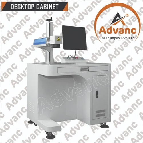 Desktop Laser Cabinet - Color: White
