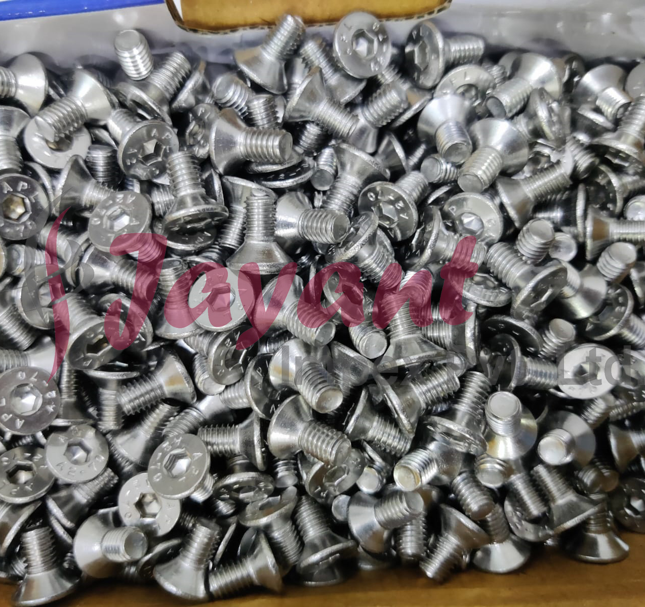 Metal Allen Csk Screws Ss 304