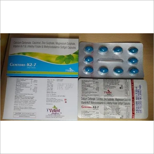 जेमटोर K2 7 कैप्सूल सामान्य दवाएं
