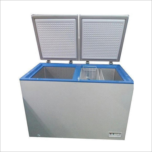 व्हाइट फोल्डिंग डोर डीप फ्रीजर