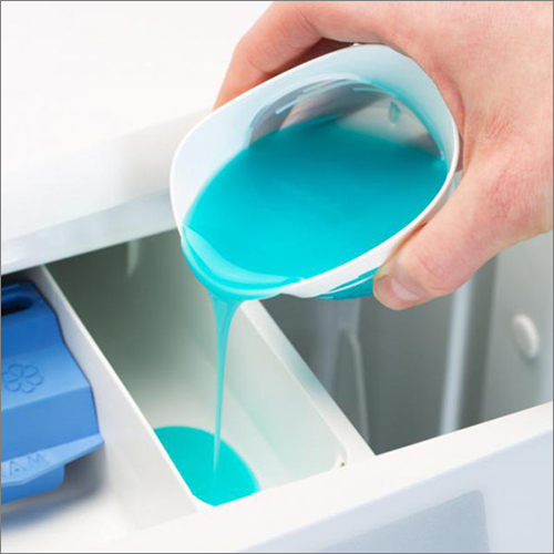 वॉशिंग मशीन के लिए ब्लू लिक्विड डिटर्जेंट