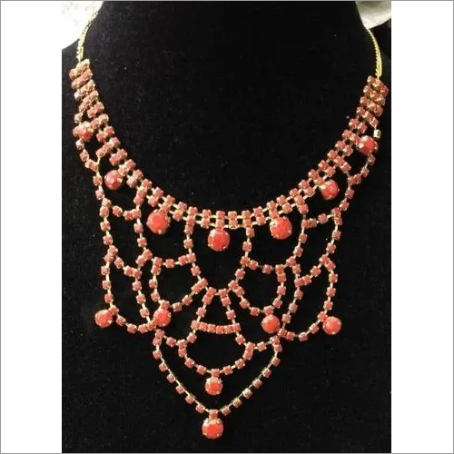Ladies Fashion Necklace - Fancy Materials Design, Sophisticated Yet Traditional, Perfect for Anniversaries, Engagements, and Gifts