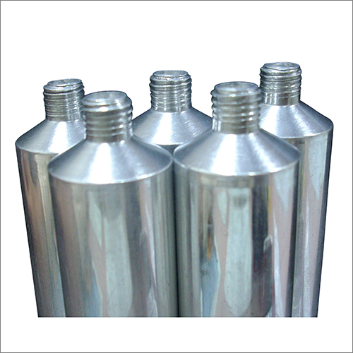 Aluminum Cylindrical Collapsible Tubes - Aluminum, Customized Size | Industrial Grade, Pliable Design, Hot Stamping Surface Handling