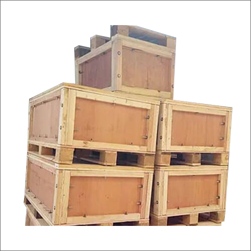 Hardwood And Pinewood Plywood Box - Various Sizes Available | Glossy Lamination Finish For Industrial Use