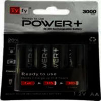 Tyfy Aa 3000mah Ni Mh रिचार्जेबल बैटरी