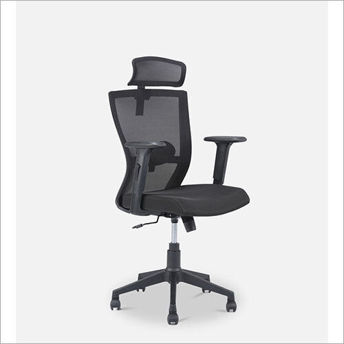 Machine Made High Back Mesh Chair With Adjustable Arm