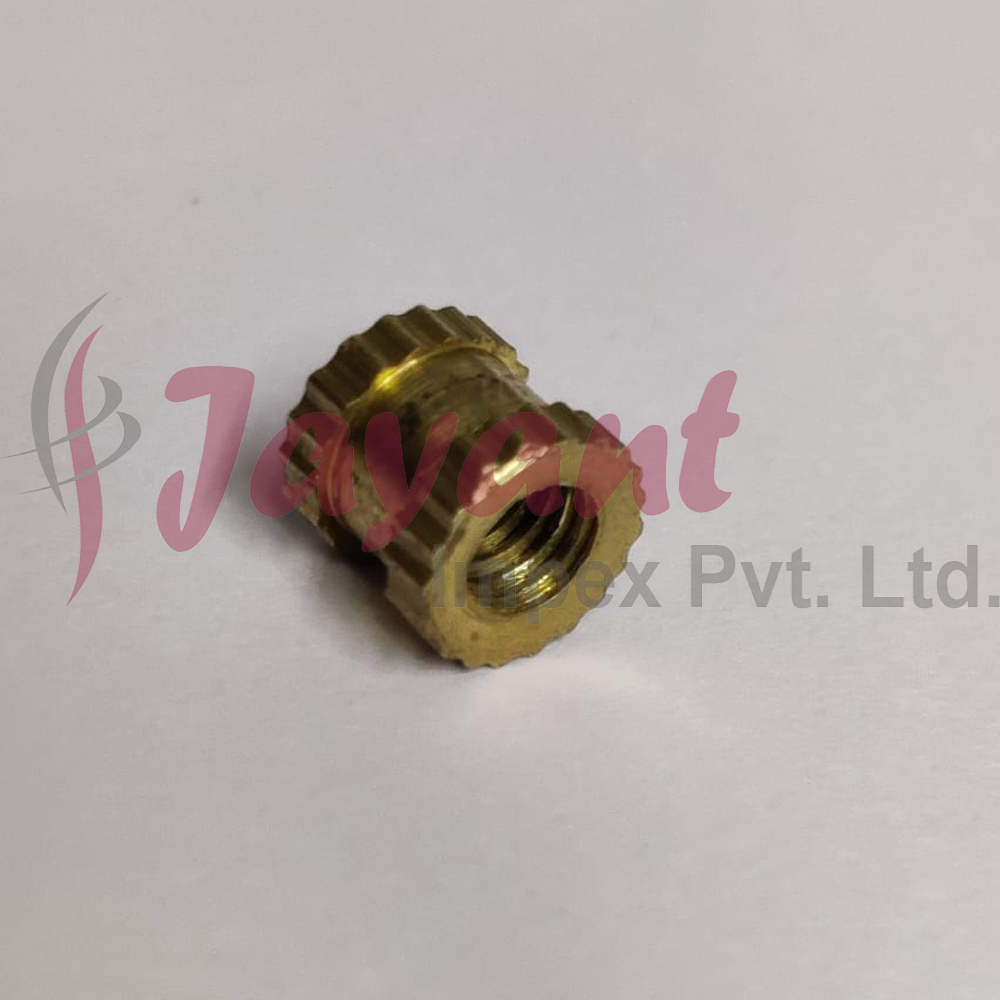 Metal Nut Inserts M4 Brass