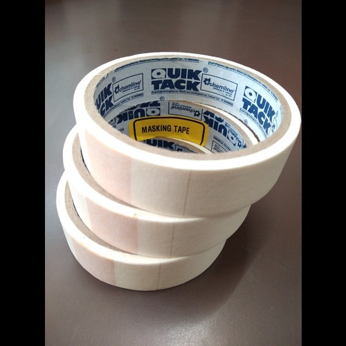 Masking Tape - Pressure-sensitive Adhesive, Off White Color | Versatile Applications For Home And Office Use