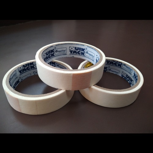Masking Tape - Pressure-sensitive Adhesive, Off White Color | Versatile Applications For Home And Office Use