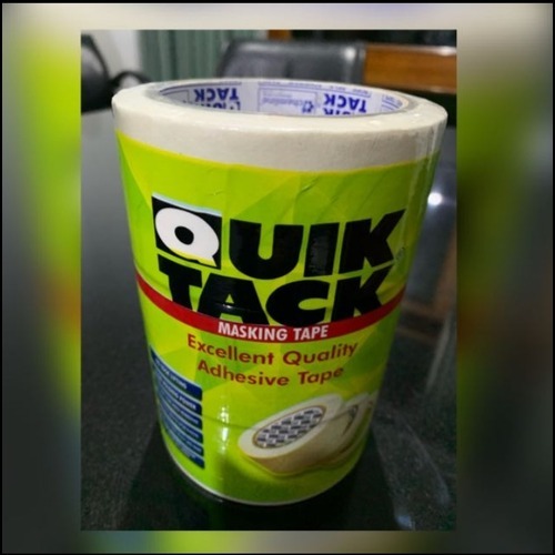 Masking Tape - Pressure-sensitive Adhesive, Off White Color | Versatile Applications For Home And Office Use