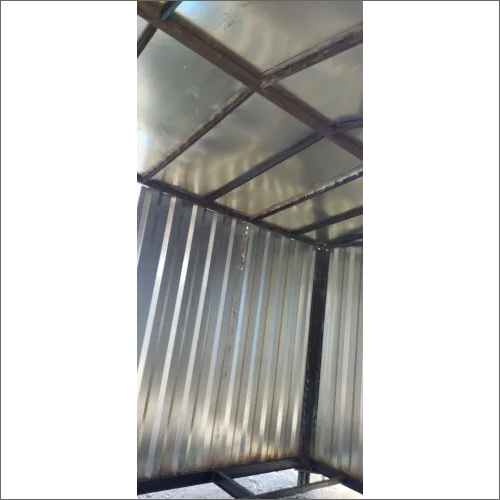 Metal Portable Cabin - Color: Blue And White