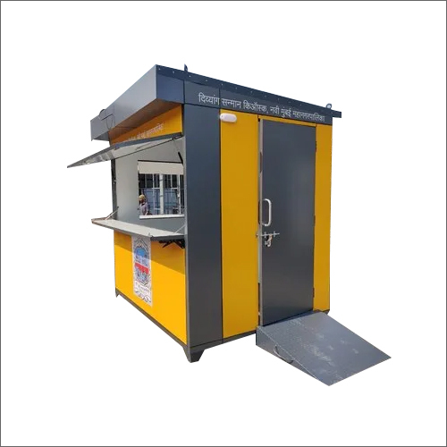 Ms Security Cabin - Steel Material, Sliding Pvc Windows & Door | Durable, Versatile Shelter Solution