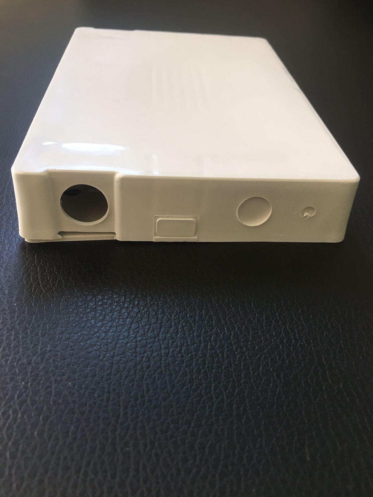 Ftth Termination Box - 160x110x20 Mm | Superior Quality Material, White Color, Ideal For Cable Tv Distribution