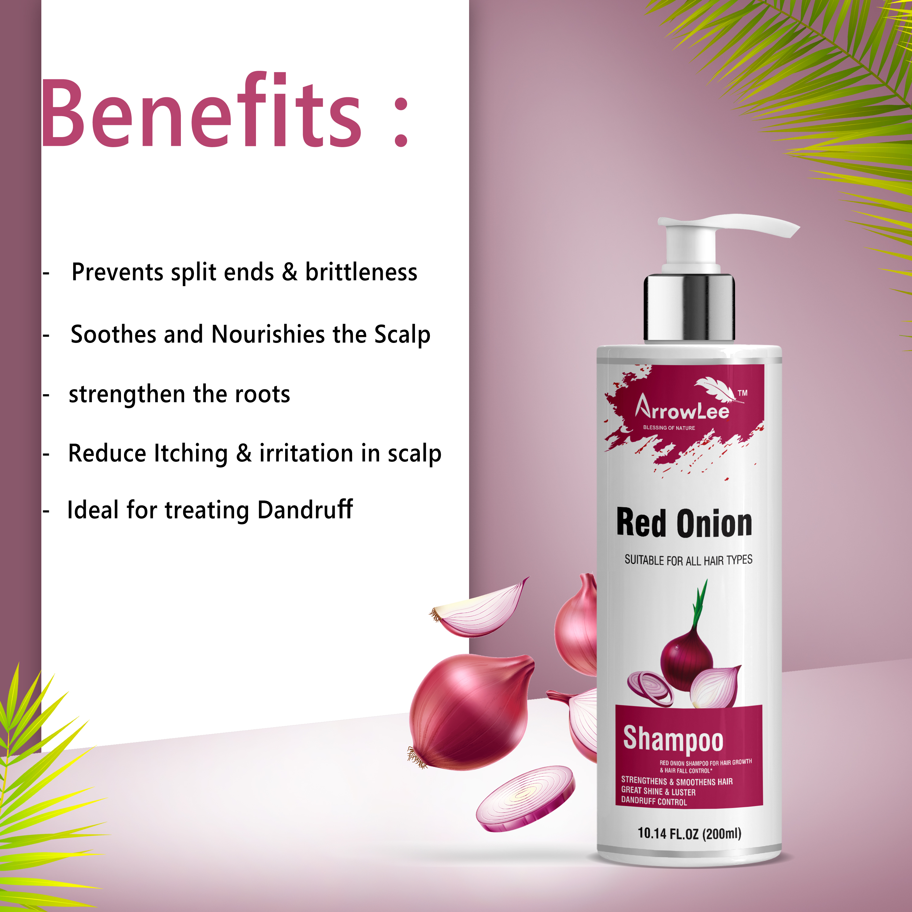 Hair Treatment Products Red Onion Shampoo