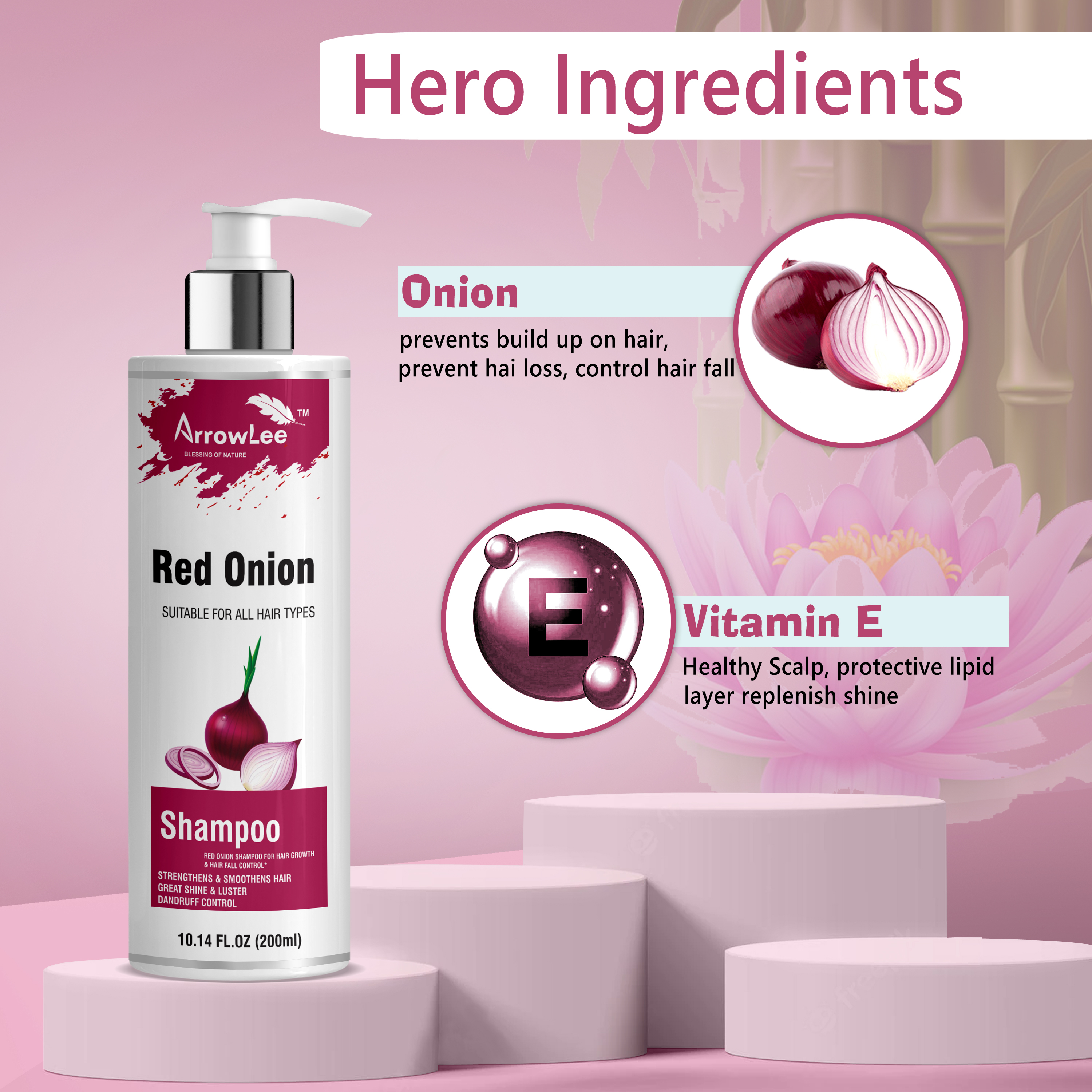 Hair Treatment Products Red Onion Shampoo