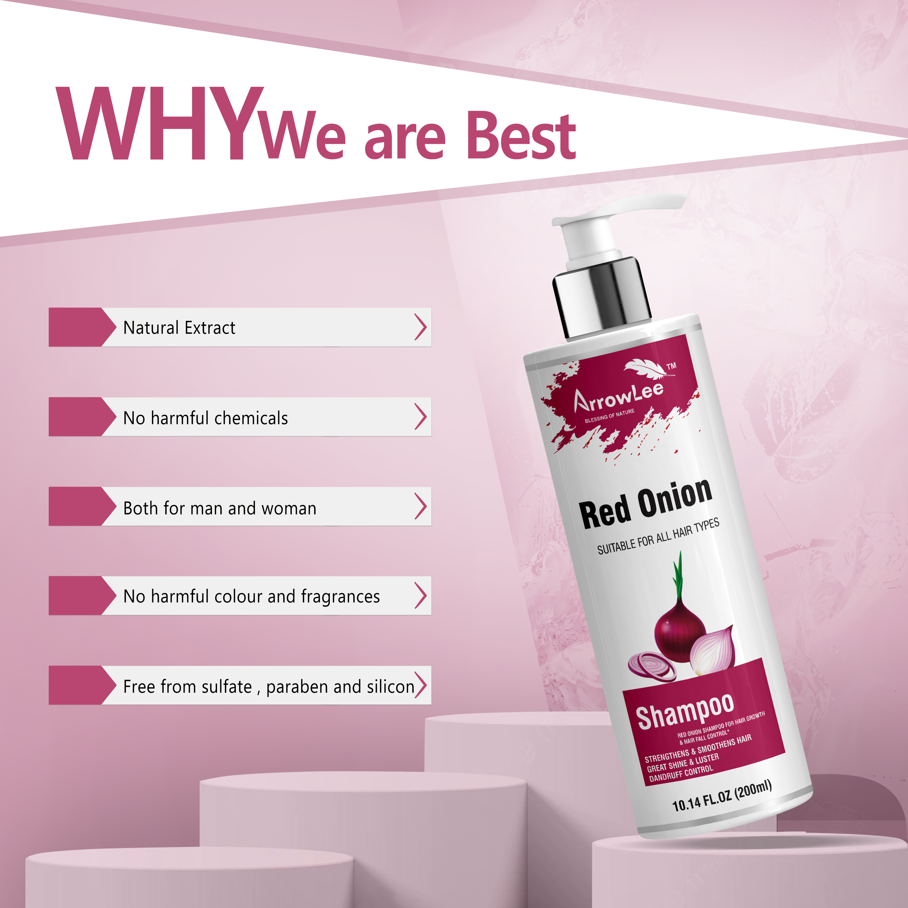 Hair Treatment Products Red Onion Shampoo