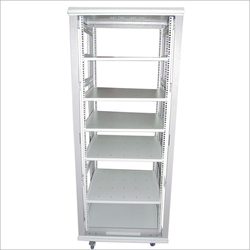 R Tech Floor Standing Steel Series Rack - 36u, 600x1000mm, Vented Design, Locking Doors, Removable Side Panels, Cable Entry Provision, Four Folded Profile Depth Channels