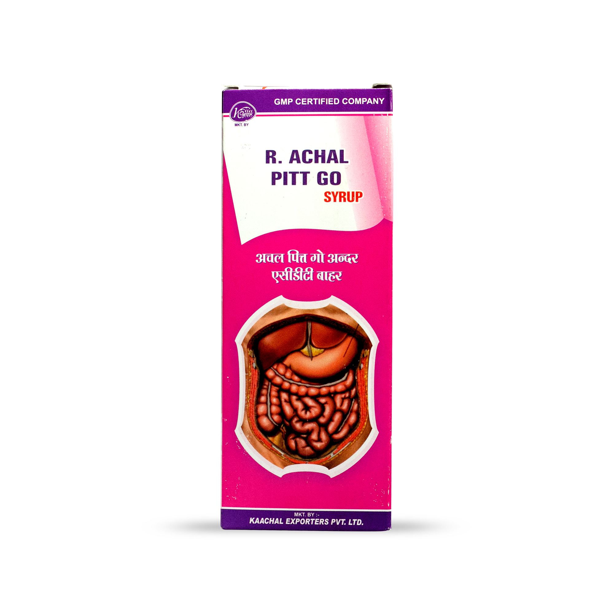 Achal Pitt Go Syrup - 200ml & 500ml Bottles | All Ages, No Moisture, Syrup Form, Alleviates Acidity & Indigestion