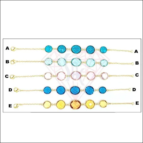 क्रिसमस स्पेशल पर महिलाओं और पुरुषों के लिए ओवल डिज़ाइनर ब्रेसलेट