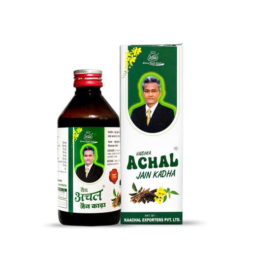 Vaidhya Achal Jain Kadha - 200ML & 400ML | Herbal Syrup, Immune Booster, Dosha Nashak, Anti-Itching, Fever Relief for All Ages