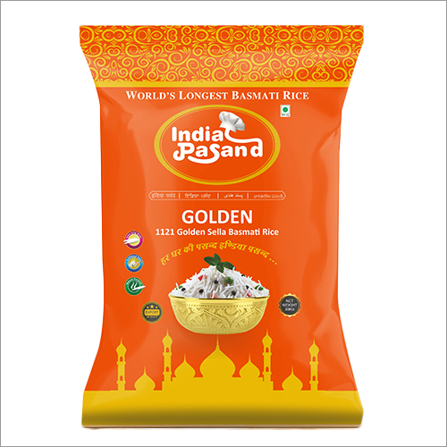 1121 Golden Sella Basmati Rice - Medium Grain, High Purity, Irresistible Aroma, Delicious Flavor, Soft Texture, Quick Cooking