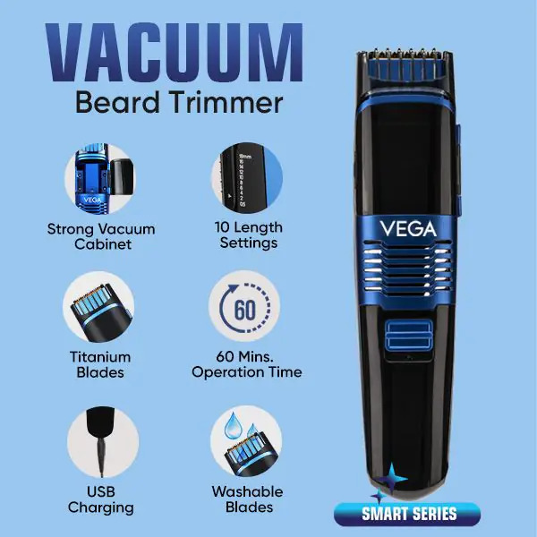 Smart Series Vacuum Beard Trimmer Gender: Male