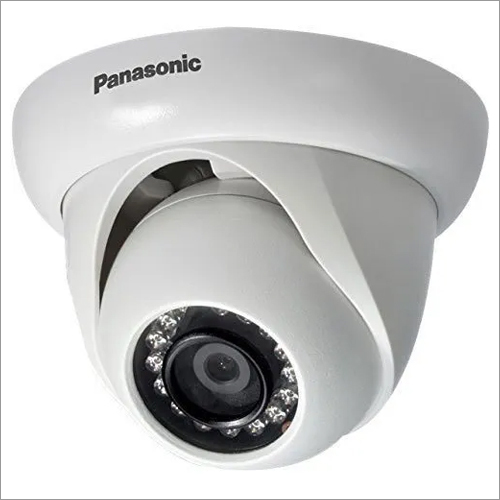 White Panasonic Full Hd Weatherproof Dome Network Camera