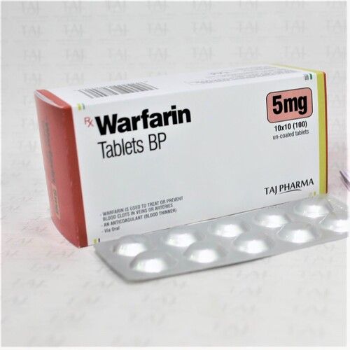 Warfarin Tablets Bp 5mg Generic Drugs