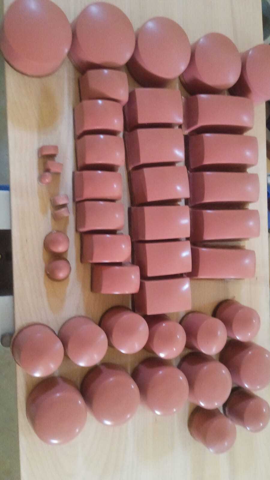 Light Pink Pad Printing Silicon Rubber Pads