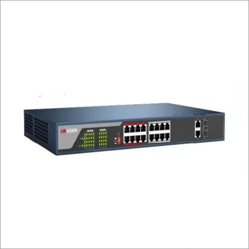 Hikvision 16-port 100 Mbps Unmanaged Poe Switch Dimension(l*w*h): 17.32 X 11.22 X 1.69 Inch Inch (In)