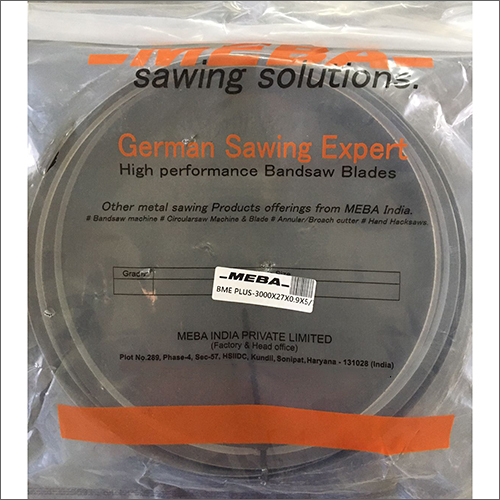 High Performance Metal Bandsaw Blades Bladeâ Size: 3000x27x0.9