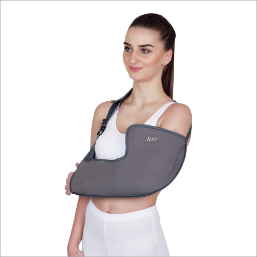 Arm Sling - Fiber Material | Portable and Foldable Design, Non-Stretchable Strap for Enhanced Shoulder Support and Fracture Healing