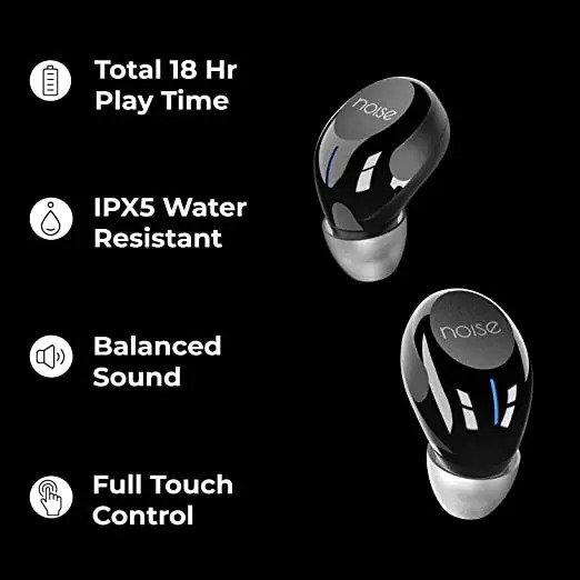 Full Touch Control Truly Wireless In-ear Headphones Bluetooth