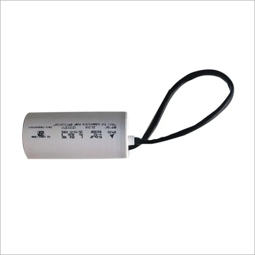 Epcos Electric Capacitor - 50 MFD, 440 V Voltage Rating, Plastic Material | Through Hole Mounting, 10% Tolerance, Air Conditioner Application