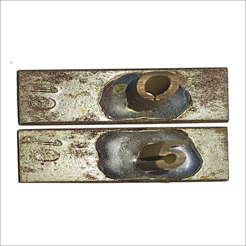 Edm Branding Machine Copper Electrode - Copper Alloy, Rectangular Shape, Grade A | High Strength, Polished Surface, 1 Month Warranty