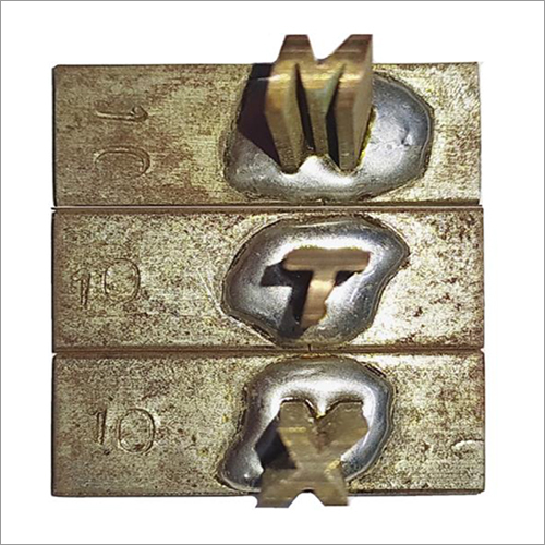 Edm Branding Machine Copper Electrode - Copper Alloy, Rectangular Shape, Grade A | High Strength, Polished Surface, 1 Month Warranty