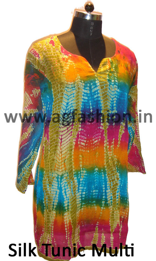 Multicolor Silk Tunic
