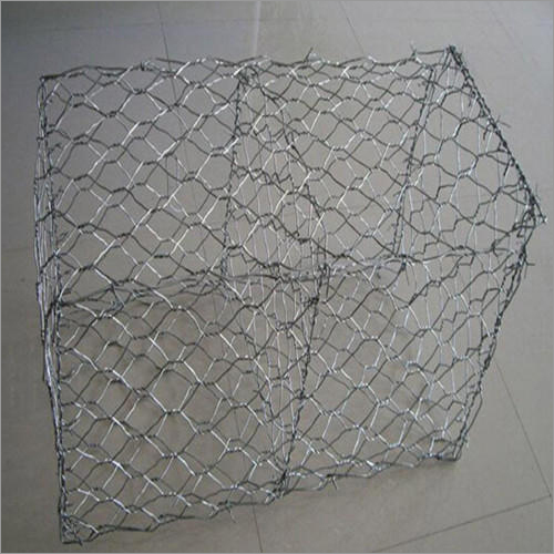 Zinc Coated Gabion Box - Steel, Various Sizes Available | Polished Surface Treatment, Durable Design for Versatile Industrial Applications