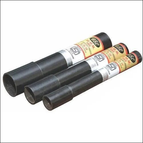 MS Conduit Pipe - Mild Steel, Round Shape - Black Painted Finish, Durable Connection Feature