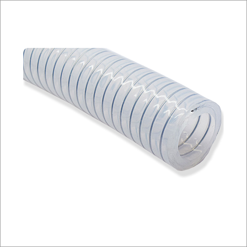 Hipovacc  Silicone Hose With Ss 316 Helical Wire Hardness: Rigid