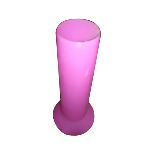 4 Inch Round Plastic Y Thread Cone - Plastic Material, 4 Inch Size, Pink Color | Soft Hardness, Ideal for Various Threading Applications