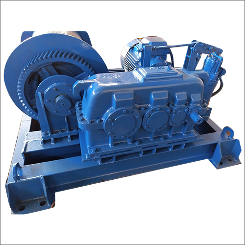 Industrial Electric Winches - Color: Blue