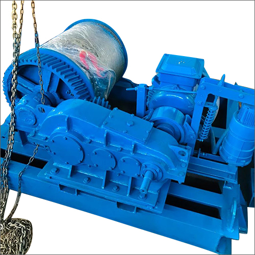 Industrial Electric Winches - Color: Blue